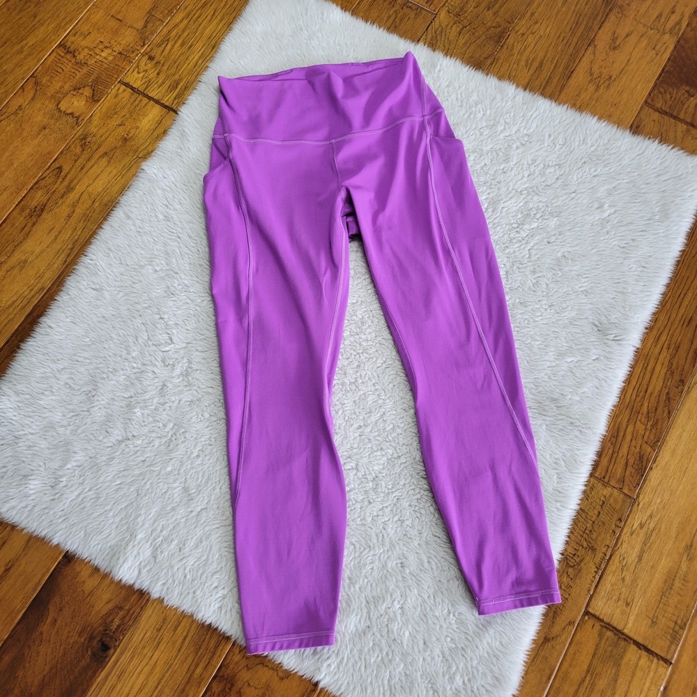 Lululemon Align High-Rise Pant Leggings Women's 10 Pockets Purple READ